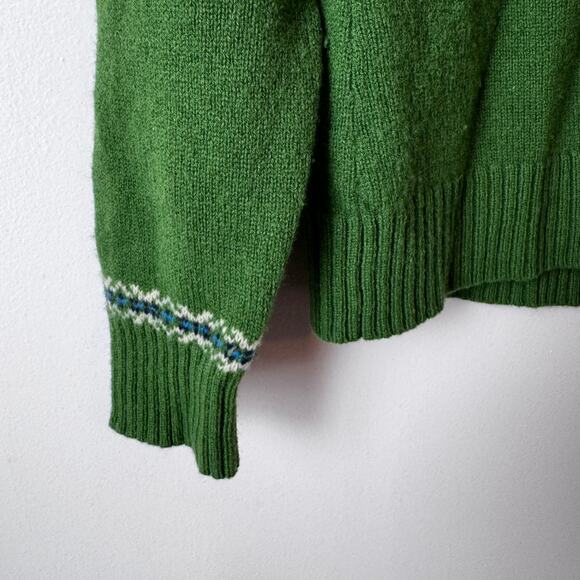 L.L. Bean lambswool nordic cardigan sweater Medium - Picture 6 of 6